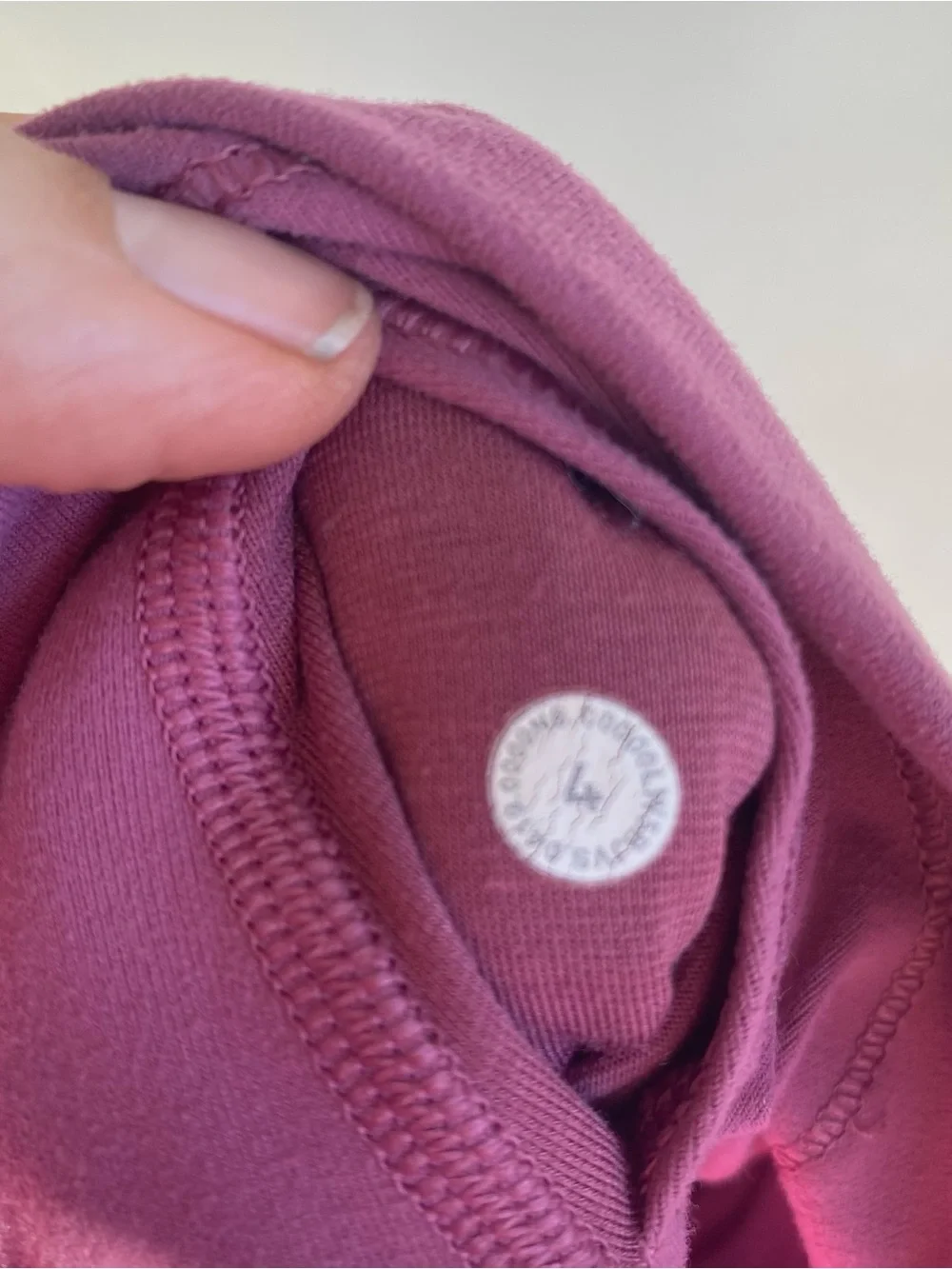 Lululemon align legging leggings yoga workout athleisure pink mauve 4